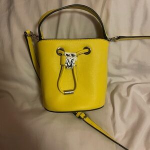 Karl Lagerfeld Maybelle Yellow Bucket Cross Bag - Limited edition